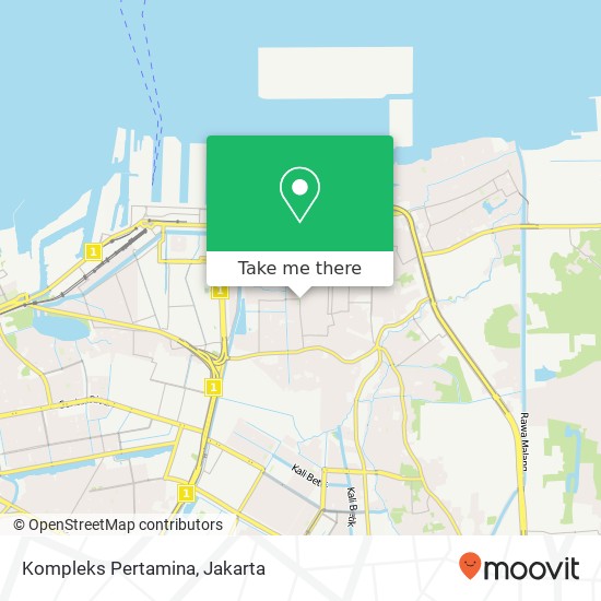 Kompleks Pertamina map