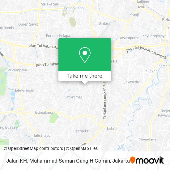 Jalan KH. Muhammad Seman Gang H.Gomin map