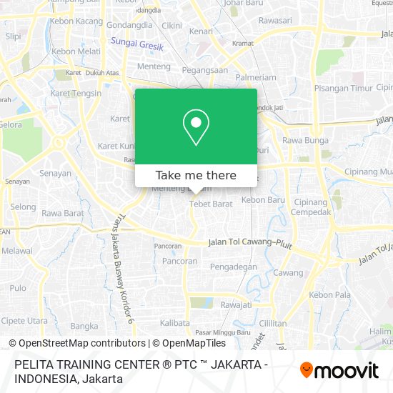 PELITA TRAINING CENTER ® PTC ™ JAKARTA - INDONESIA map
