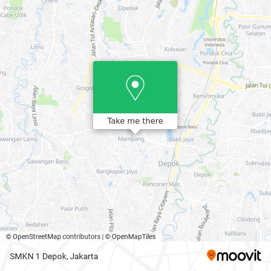 SMKN 1 Depok map