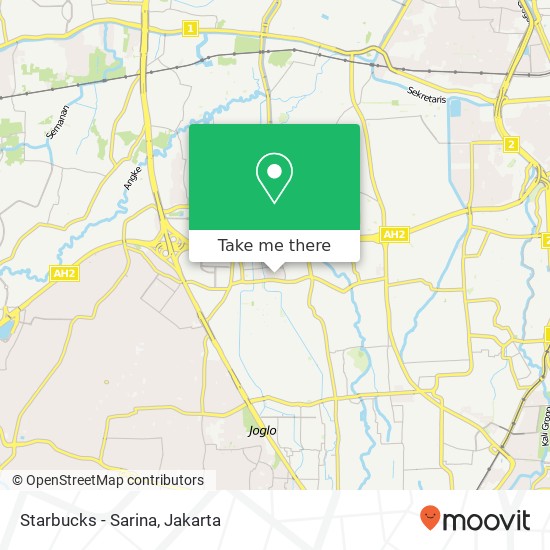 Starbucks - Sarina map
