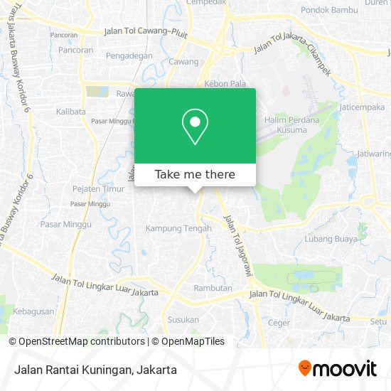 Jalan Rantai Kuningan map