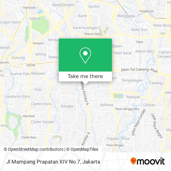 Jl Mampang Prapatan XIV No.7 map