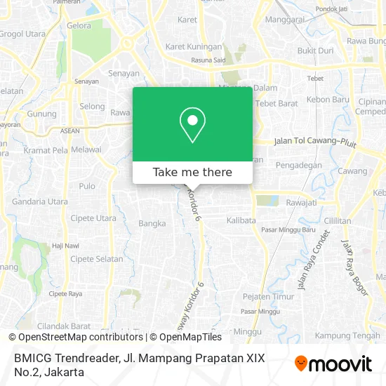 BMICG Trendreader, Jl. Mampang Prapatan XIX No.2 map