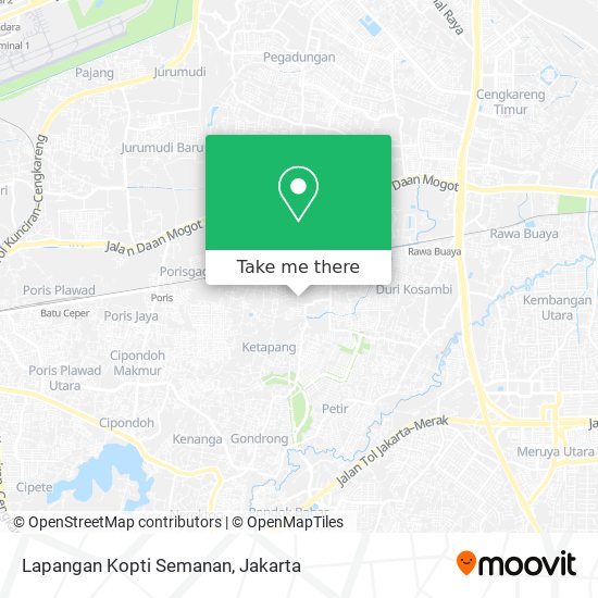 Lapangan Kopti Semanan map
