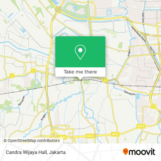 Candra Wijaya Hall map