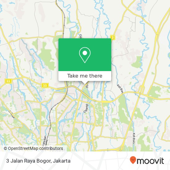 3 Jalan Raya Bogor map