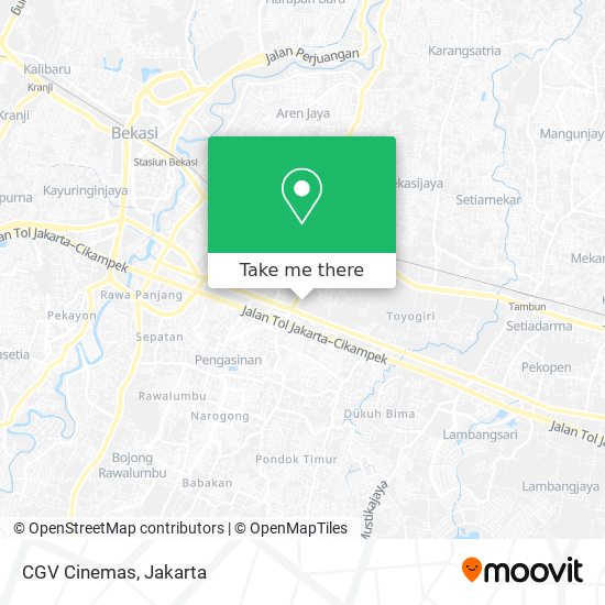 CGV Cinemas map