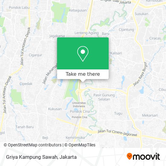 Griya Kampung Sawah map