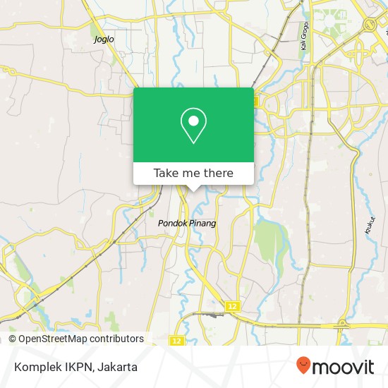 Komplek IKPN map