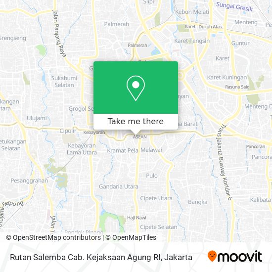 Rutan Salemba Cab. Kejaksaan Agung RI map