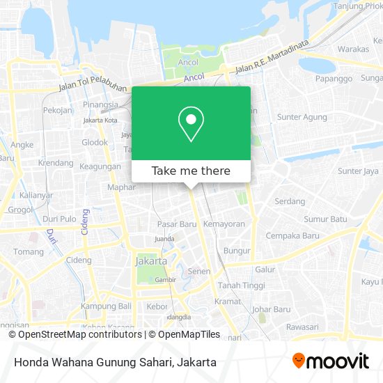 Honda Wahana Gunung Sahari map
