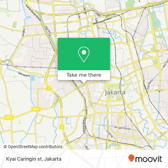 Kyai Caringin st map