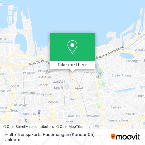 Halte Transjakarta Pademangan (Koridor 05) map