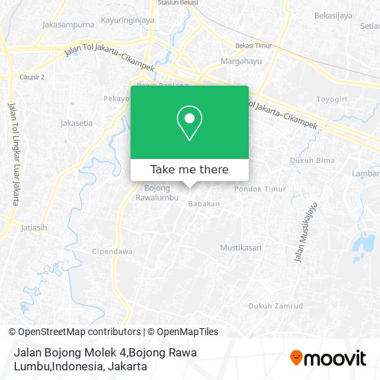 Jalan Bojong Molek 4,Bojong Rawa Lumbu,Indonesia map
