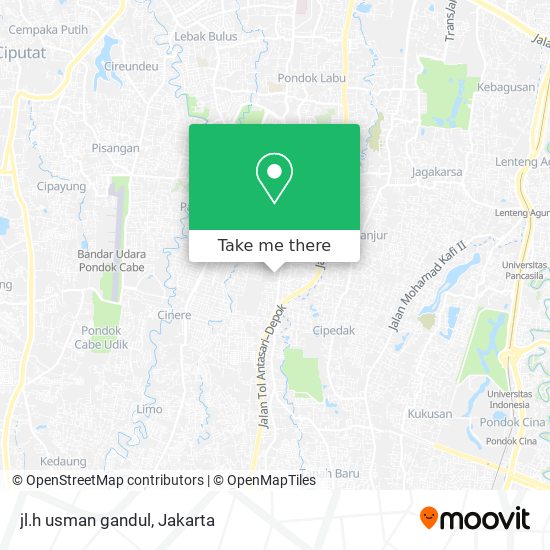 jl.h usman gandul map