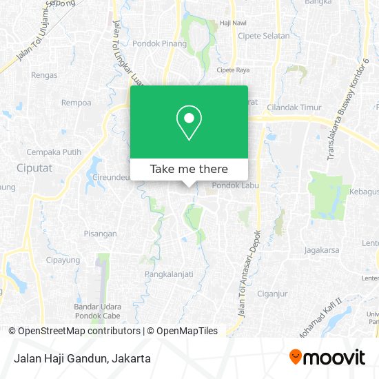 Jalan Haji Gandun map