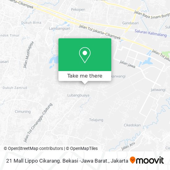 21 Mall Lippo Cikarang. Bekasi -Jawa Barat. map