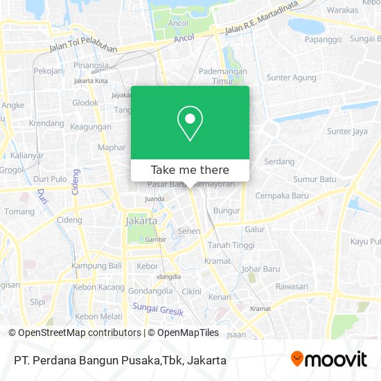 PT. Perdana Bangun Pusaka,Tbk map