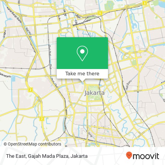 The East, Gajah Mada Plaza map