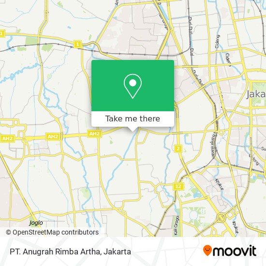 PT. Anugrah Rimba Artha map