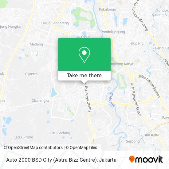 Auto 2000 BSD City (Astra Bizz Centre) map