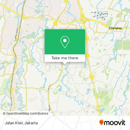 Jalan Kiwi map