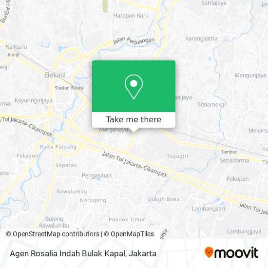 Agen Rosalia Indah Bulak Kapal map