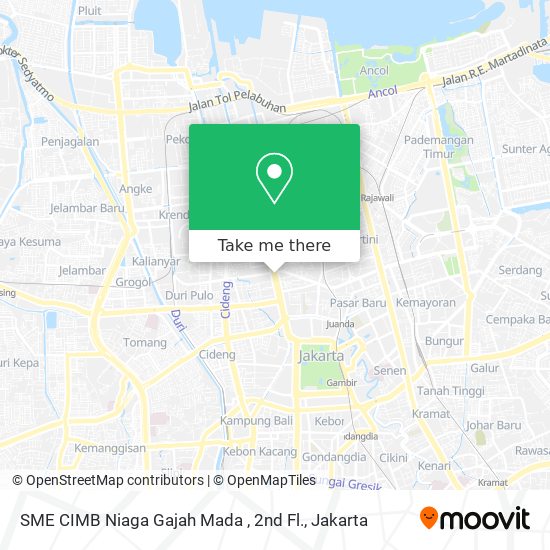 SME CIMB Niaga Gajah Mada , 2nd Fl. map