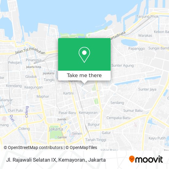 Jl. Rajawali Selatan IX, Kemayoran. map