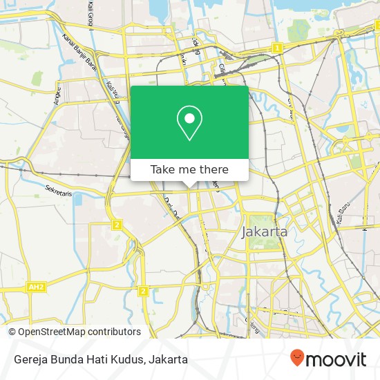 Gereja Bunda Hati Kudus map