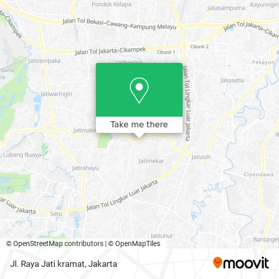 Jl. Raya Jati kramat map