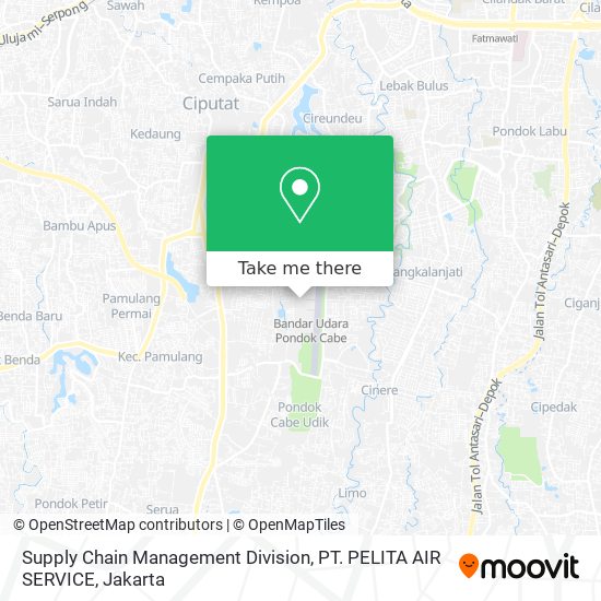 Supply Chain Management Division, PT. PELITA AIR SERVICE map