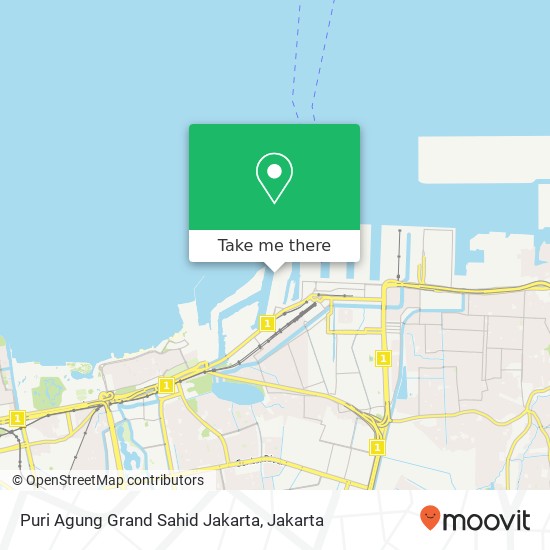 Puri Agung Grand Sahid Jakarta map