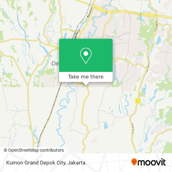 Kumon Grand Depok City map