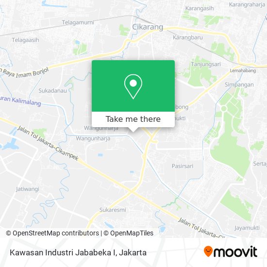 Kawasan Industri Jababeka I map