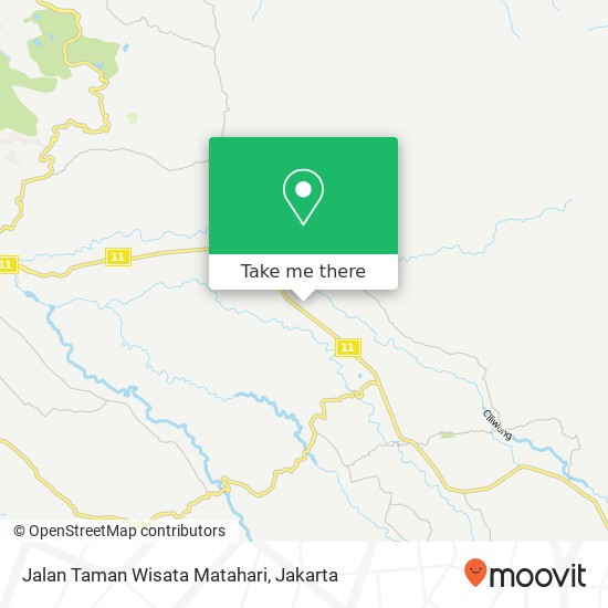 Jalan Taman Wisata Matahari map