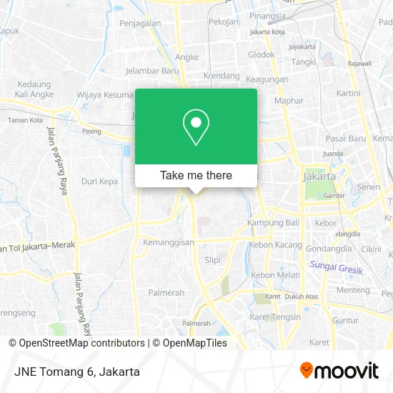 JNE Tomang 6 map