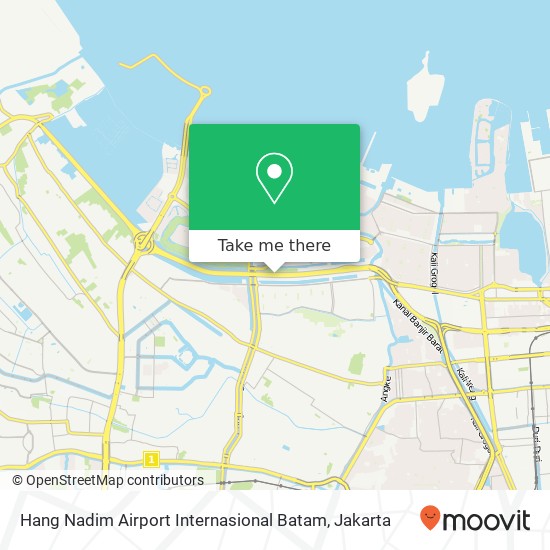 Hang Nadim Airport Internasional Batam map