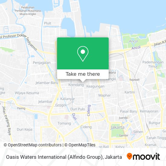 Oasis Waters International (Alfindo Group) map