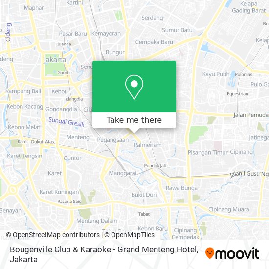 Bougenville Club & Karaoke - Grand Menteng Hotel map