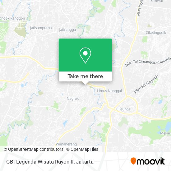 GBI Legenda Wisata Rayon II map