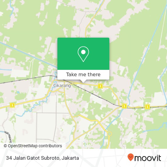 34 Jalan Gatot Subroto map