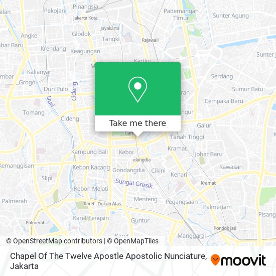 Chapel Of The Twelve Apostle Apostolic Nunciature map