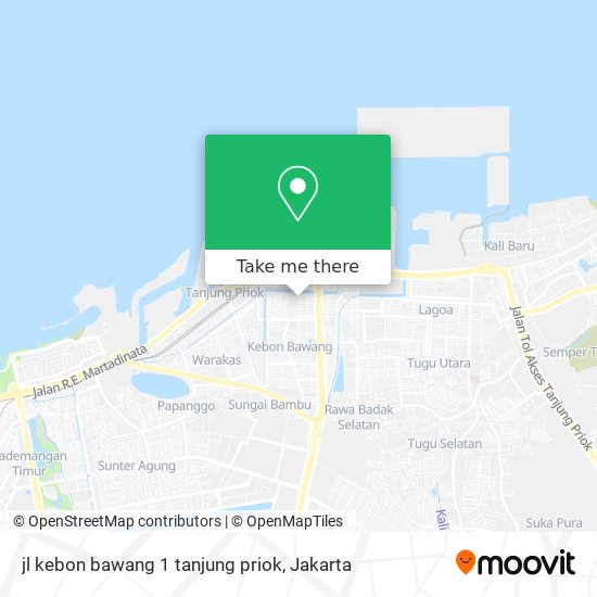 jl kebon bawang 1 tanjung priok map