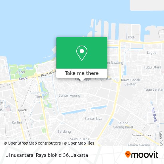 Jl nusantara. Raya blok d 36 map