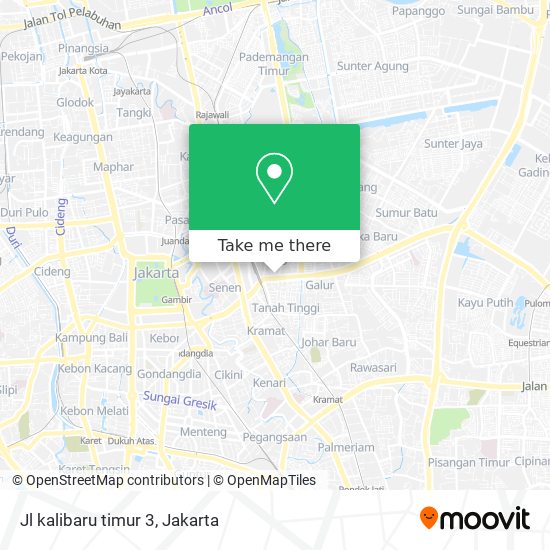 Jl kalibaru timur 3 map