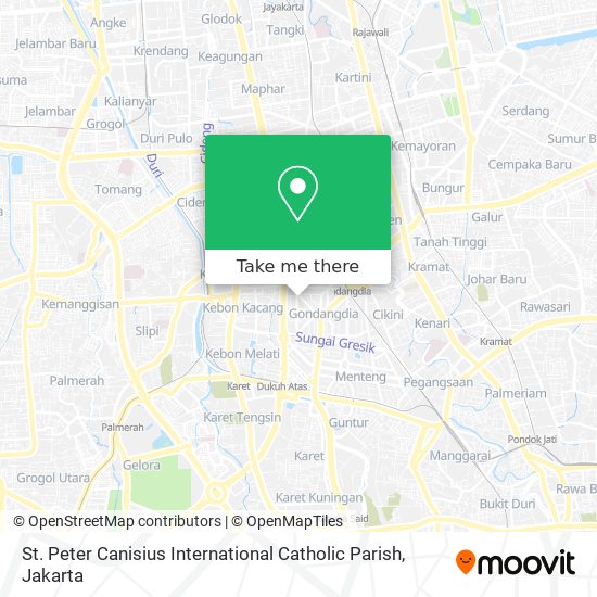 St. Peter Canisius International Catholic Parish map