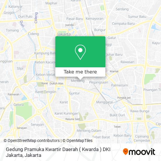 Gedung Pramuka Kwartir Daerah ( Kwarda ) DKI Jakarta map