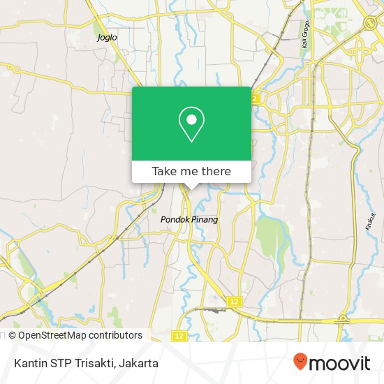 Kantin STP Trisakti map